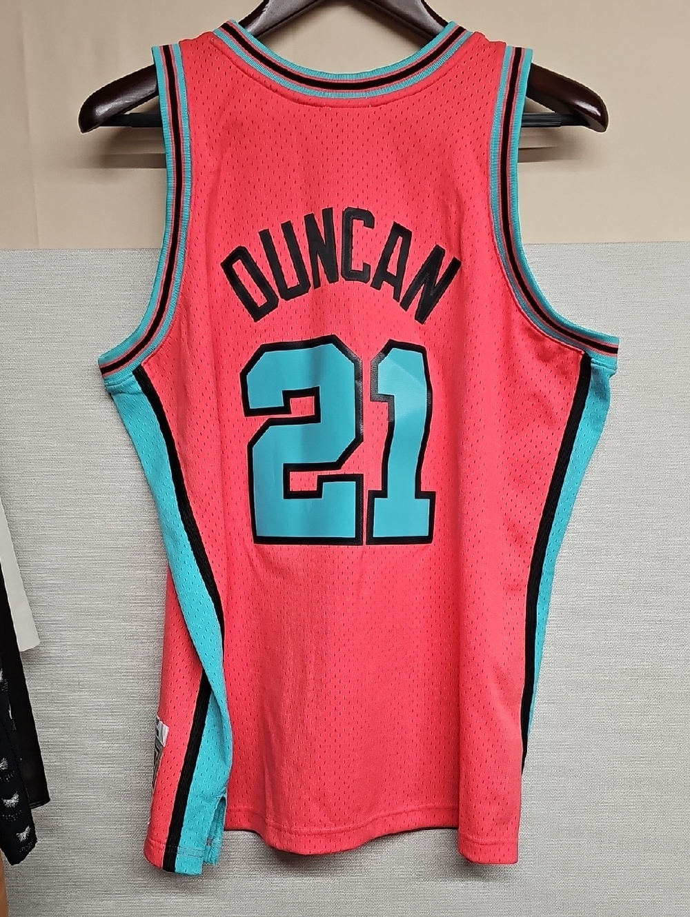 MITCHELL & NESS SAN ANTONIO SPURS TIM DUNCAN JERSEY BFPM-04-127